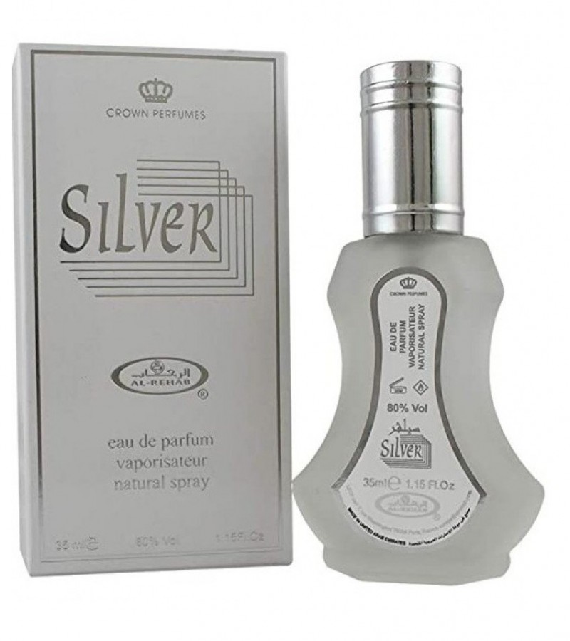 Al Rehab Silver Perfume For Unisex - EDP - 35 ml