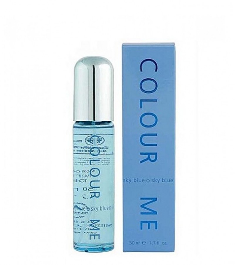 Milton Lloyd Colour Me Perfume for Women - 50 ml - Sky Blue
