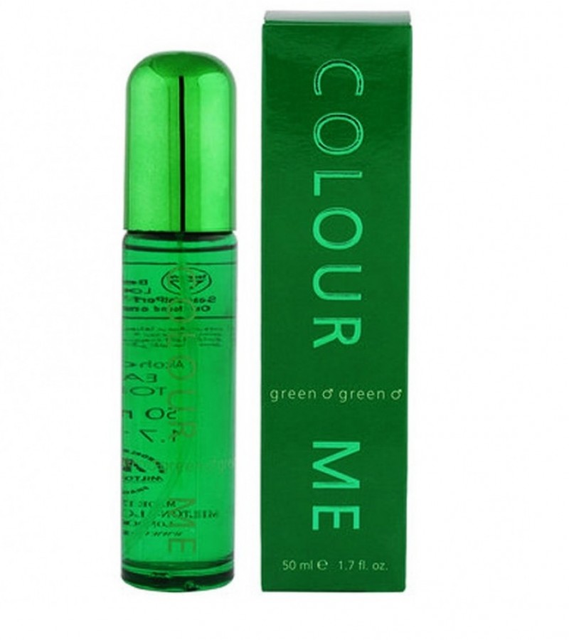 Milton Lloyd Colour Me Perfume for Men - 50 ml - Green